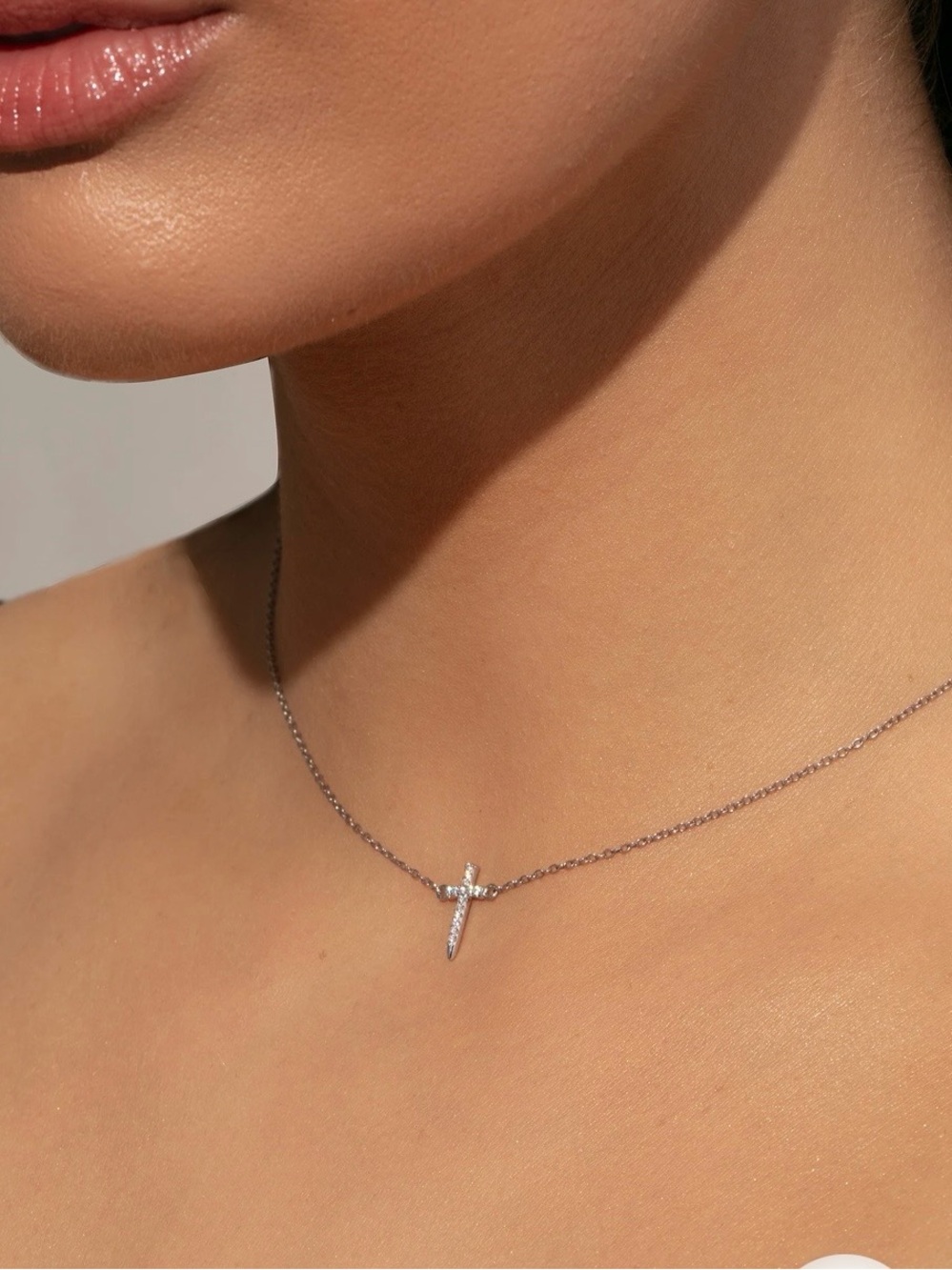 NEW Uncommon James Sterling Silver Simple Cross Necklace